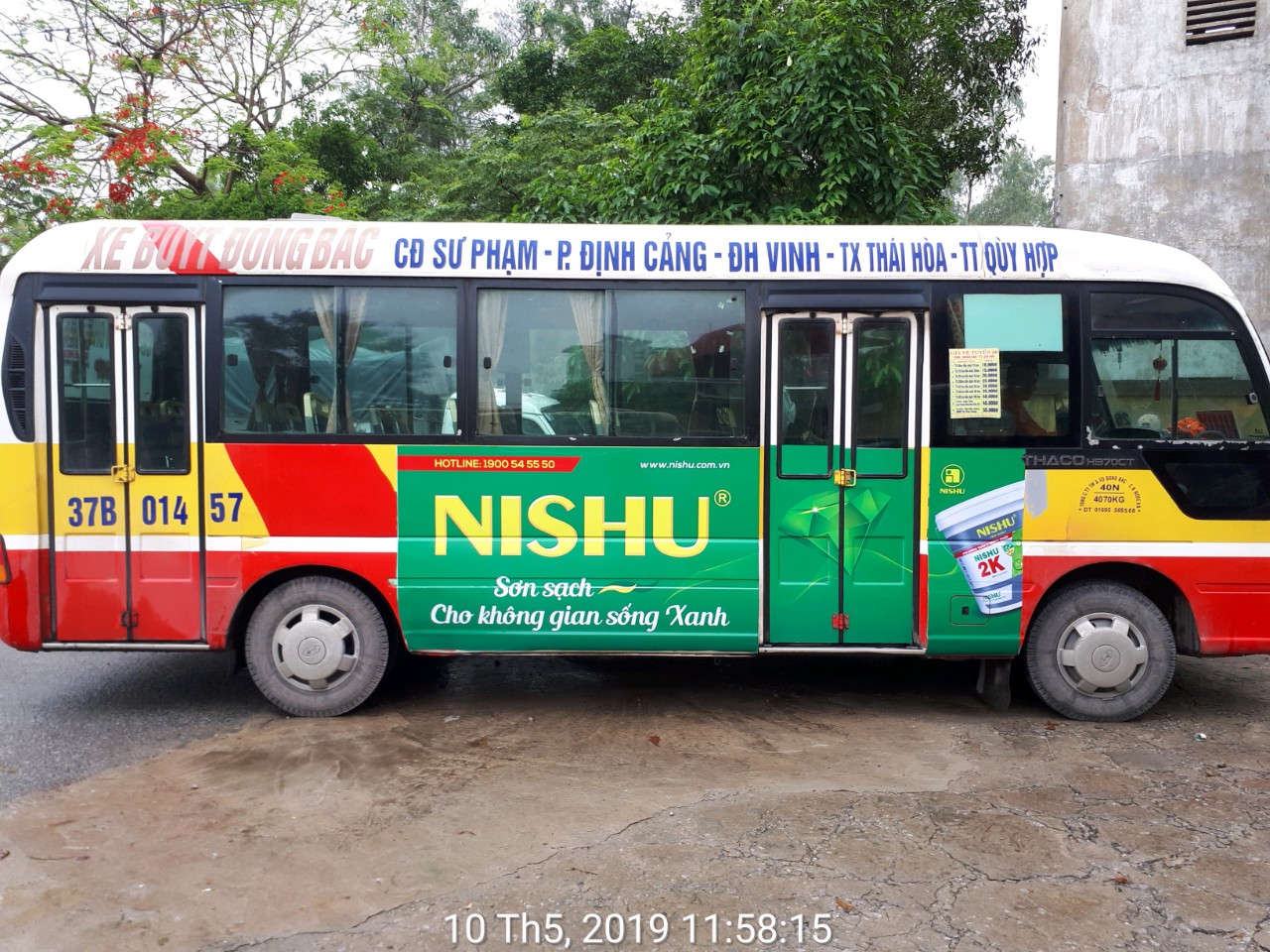 Quảng cáo xe bus tuyến 26 - Xe bus Nghệ An